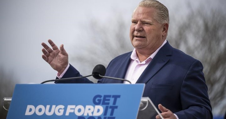 Doug Ford pledges to continue Highway 7 expansion between Kitchener and Guelph if re-elected