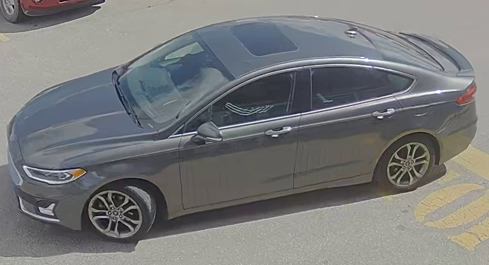 The grey Ford Fusion police believe was involved in the homicide of Lynda Marques.