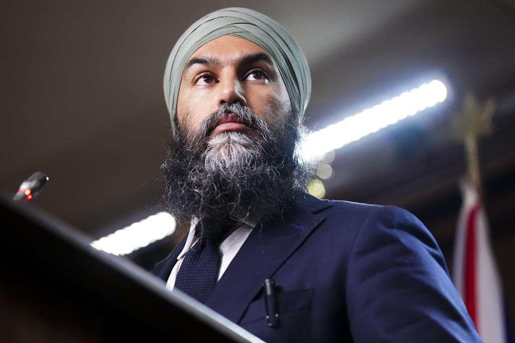 NDP leader Jagmeet Singh will continues the election campaign in London and Brantford, Ont., on May 24, 2022, on behalf of provincial leader Andrea Horwath who continues to recover from COVID-19.