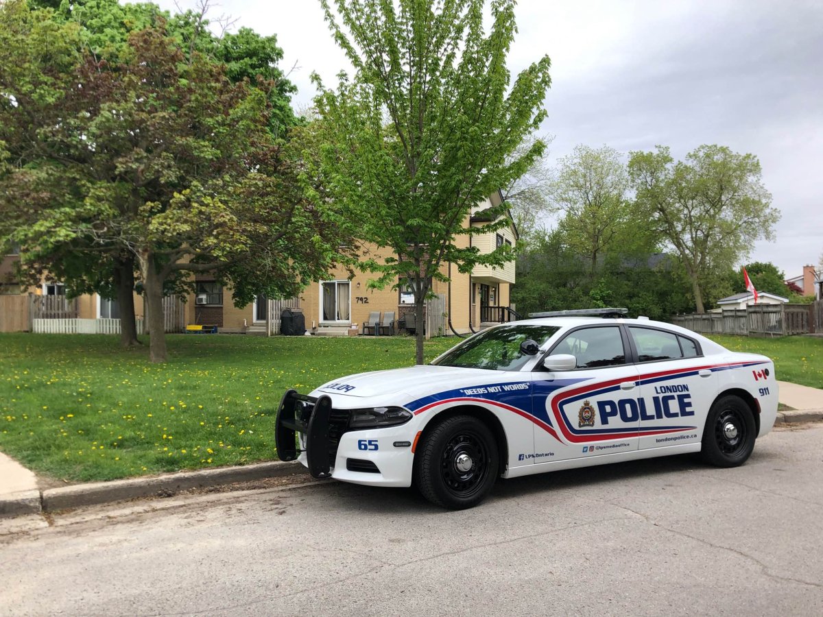 On May 30 at approximately 6:45 a.m., a pedestrian was walking to a bus stop in the area of Richmond Street and Dundas Street when he was approached by a man holding a metal pole.