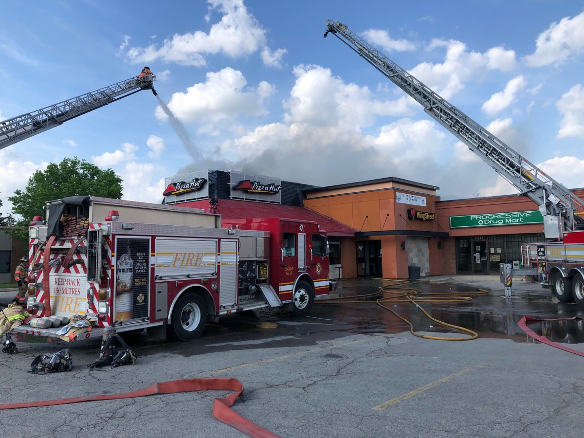 On May 31, 2022, fire crews were called to the scene at the northeast corner of Highbury Avenue and Huron Street around 3:43 p.m. following multiple reports of a structure fire.
