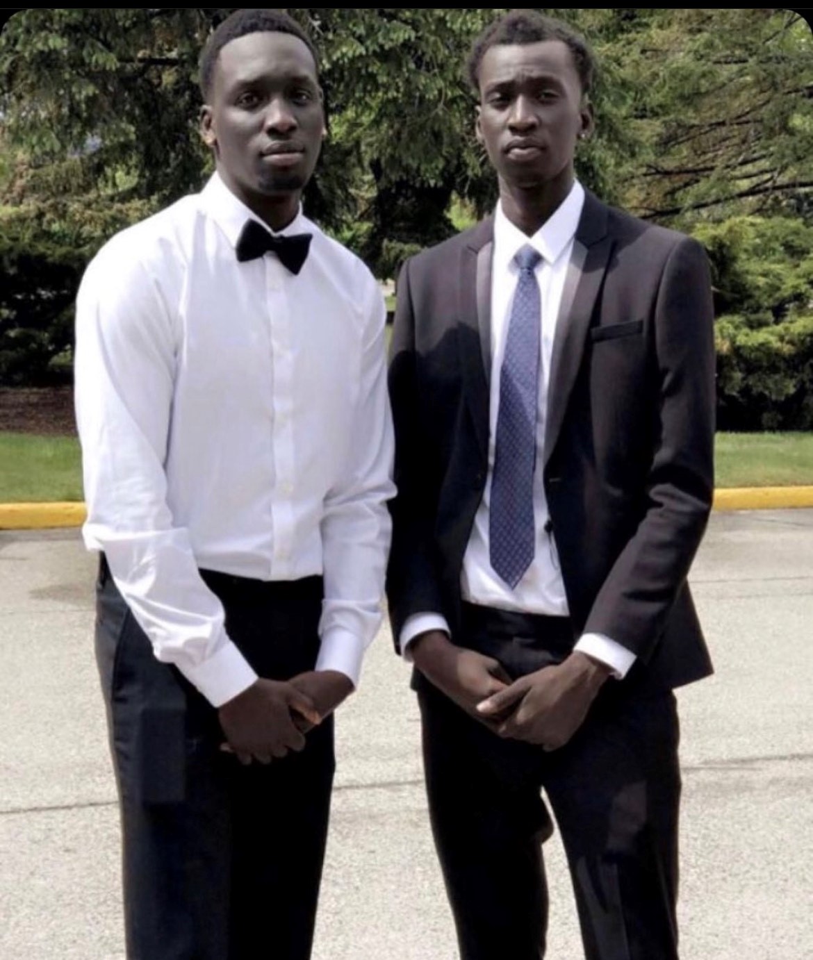 Kuanyliet Kogalt (L) and Cody Akoara in an undated photo.