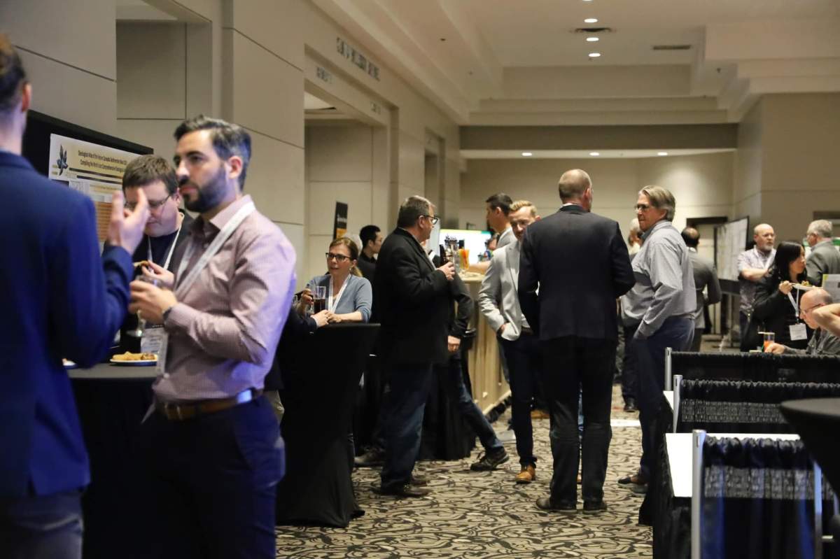 Ice breaking session at the williston basin petroleum conference held in Regina on May 17, 18