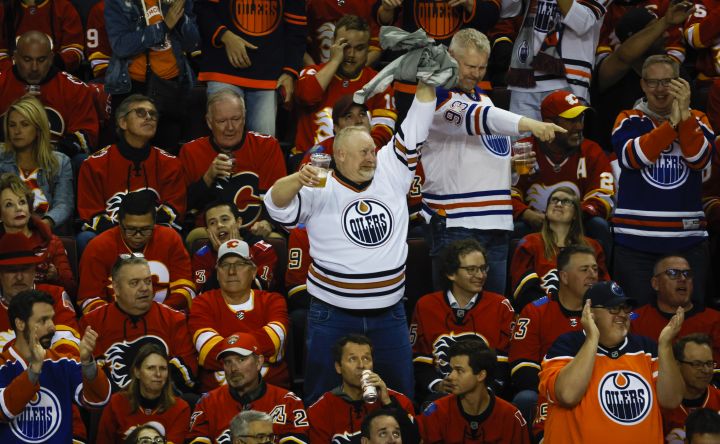 With fans on edge amid the Battle of Alberta, rekindled rivalry may actually be reducing stress