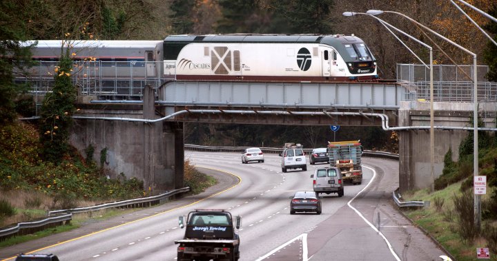 Amtrak train from Seattle to Vancouver, BC postponed