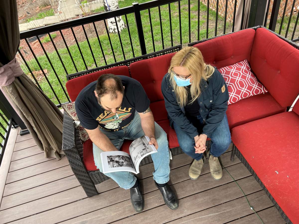 Bernie Cook and Leah Hennel.