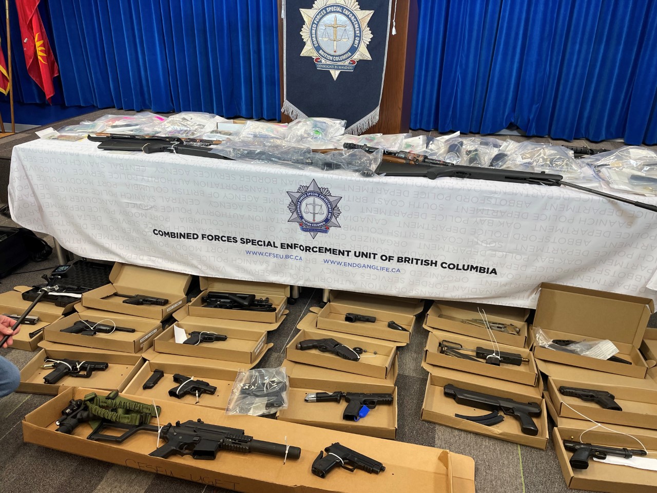 B.C. Anti-gang Initiative Leads To Seizure Of Guns, Drugs, Cash And ...