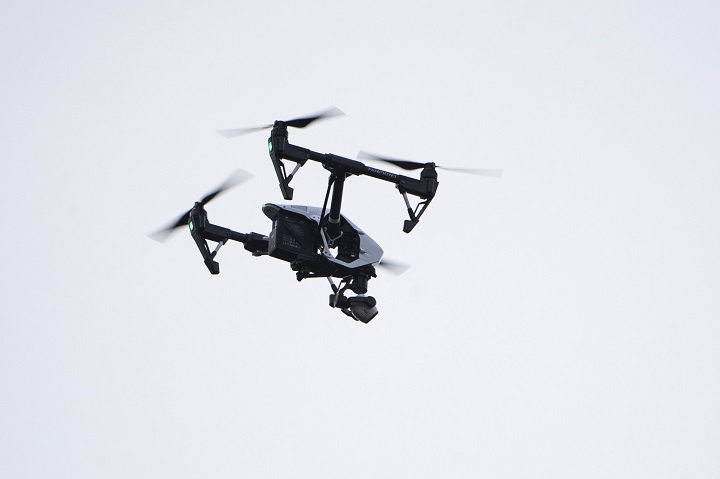 A photo of a drone.