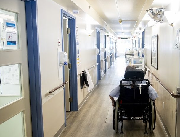 Inside Idola Saint-Jean long-term care home in Laval, Que., Friday, February 25, 2022. 
