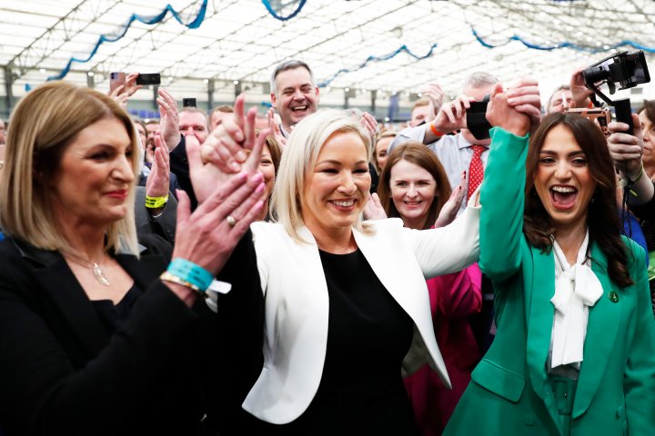 Sinn Fein calls for ‘honest debate’ on unity on brink of historic Northern Ireland win