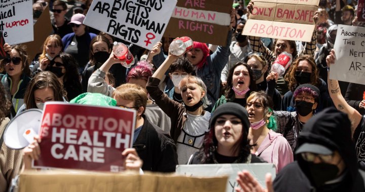 IN PHOTOS: Protests for abortion rights erupt across U.S. after Roe v. Wade draft leak