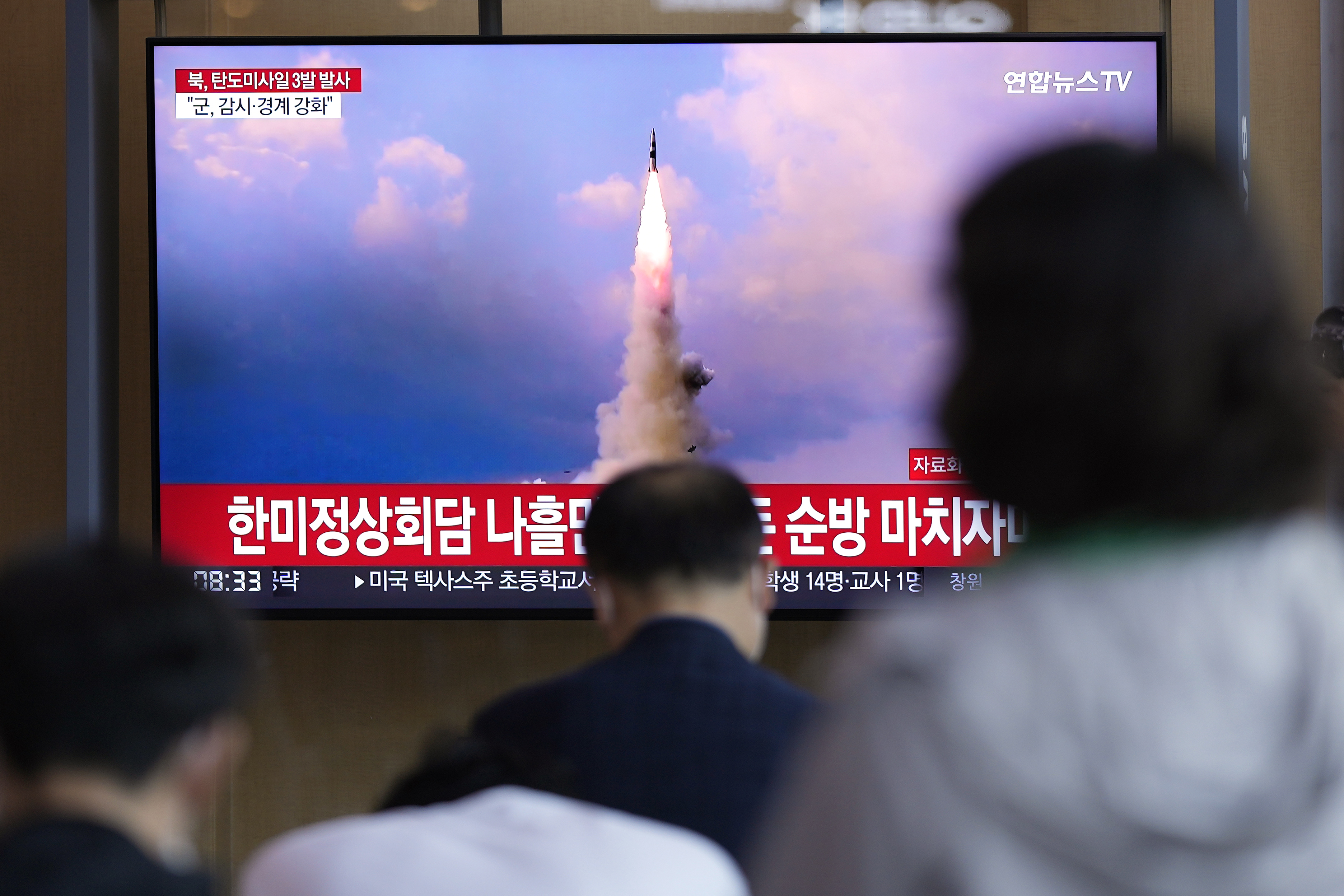 North Korea launches series of missiles, including ICBM, soon after Biden departs Asia