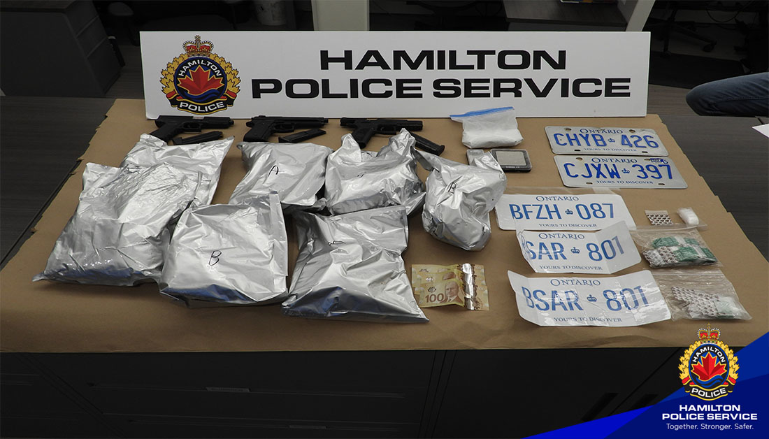 Police seized 13.2 kilograms of cocaine valued at approximately $1.5 million dollars from a residential property on Hamilton Mountain May 12, 2022.