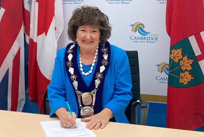 Cambridge Mayor Kathryn McGarry