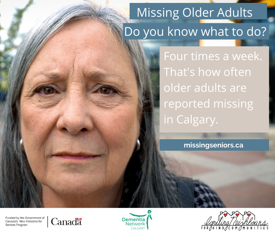 Dementia Network Calgary – Missing Seniors Campaign - image