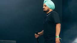 Sidhu Moosewala performs during Day 3 of Wireless Festival 2021 at Crystal Palace on September 12, 2021 in London, England.