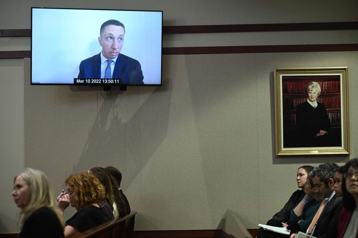 iO Tillet Wright, friend of Amber Heard, testifies video.