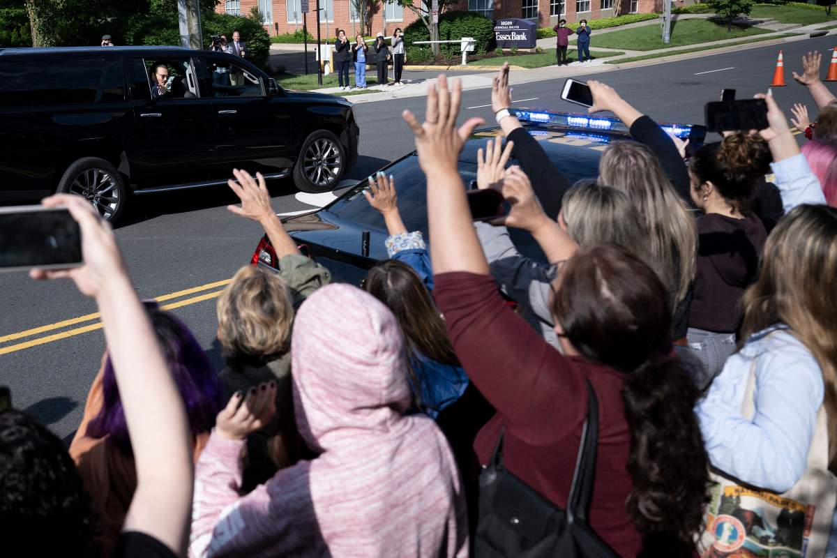 US actor Johny Depp arrives for the final week of the Depp vs Heard defamation trial at the Fairfax County Circuit Court May 23, 2022, in Fairfax, Virginia.