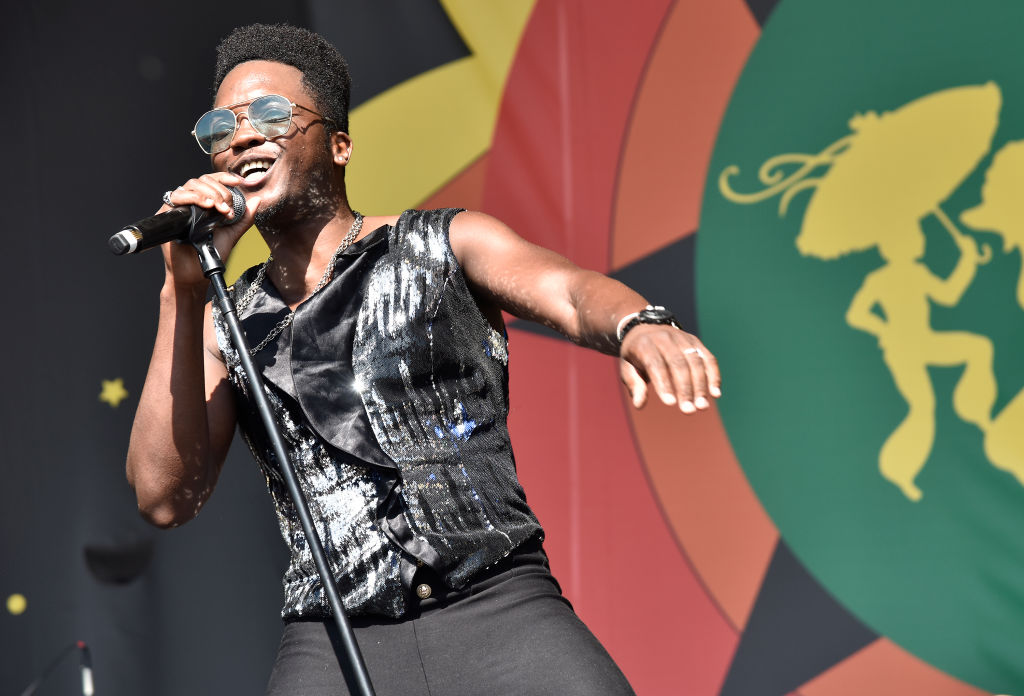 Cimafunk, pictured here performing earlier this month at the 2022 New Orleans Jazz and Heritage Festival, will take to the stage in London as part of a two-day downtown block party organized by Sunfest and Home County Music and Art Festival.
