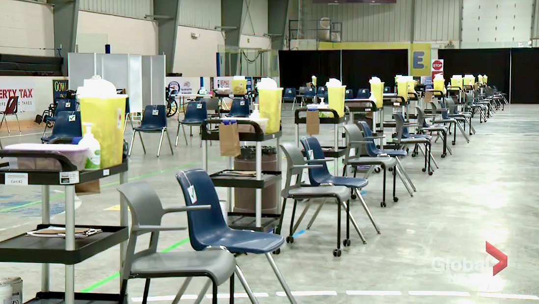 The mass immunization clinic at the Healthy Planet Arena in Peterborough has ended.