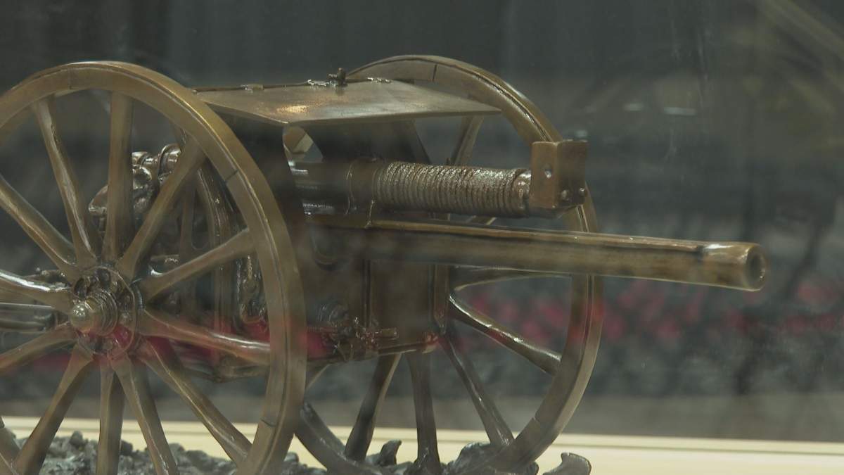 Statue artist Don Toney said the bronze statue took nearly two years to build.