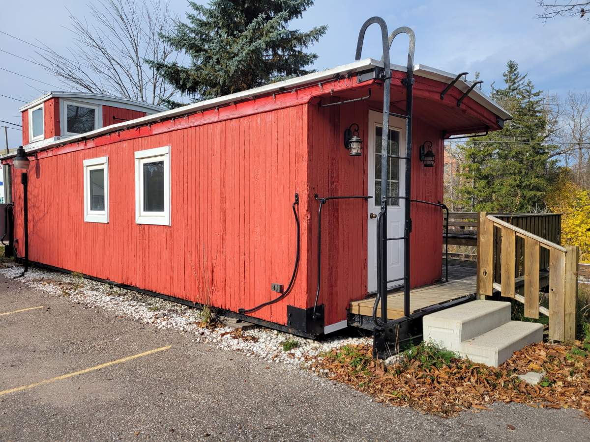 A train caboose sold to a prospective buyer for $45,000 who says she's been priced out of the traditional housing market.