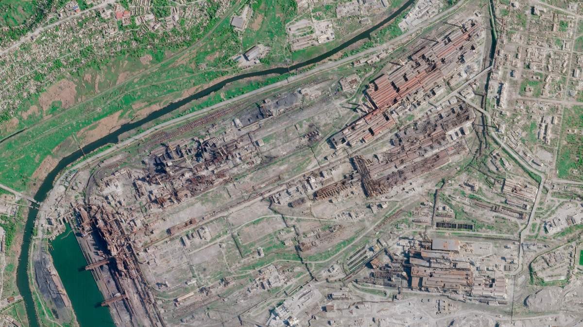 Russia Ukraine War Mariupol steel plant