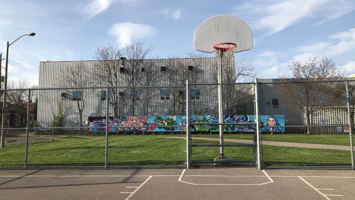 Arkells have helped raise $80,000 to refurbish the multi-use court at Woodlands Park in Hamilton.