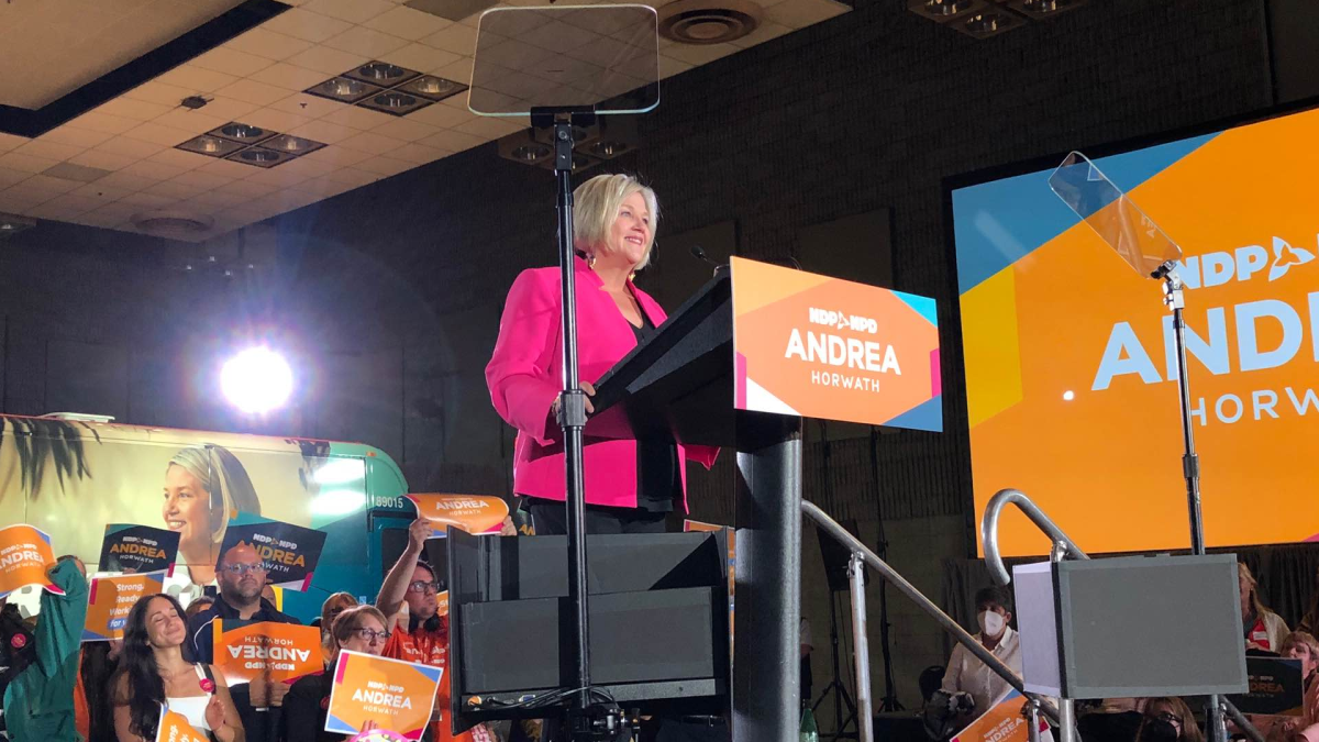 Departing Ontario NDP Leader Andrea Horwath has not decided if she will run for mayor in Hamilton's 2022 municipal election.