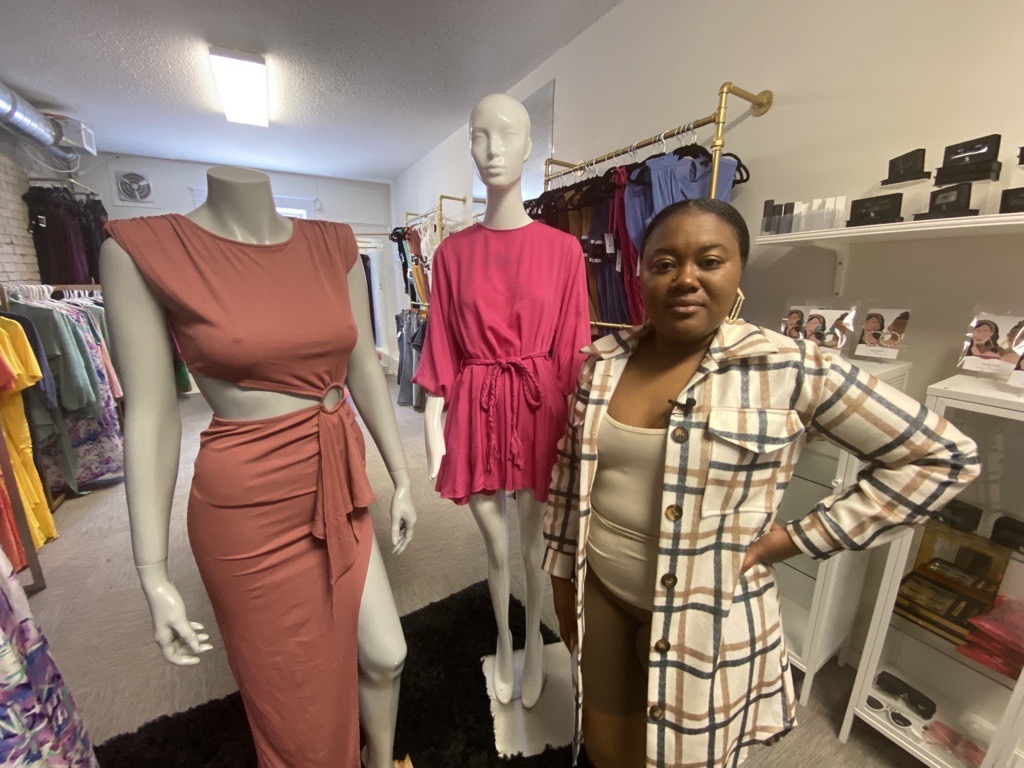 Sheraine Ritchie, however, is in a bit of a different spot. She opened up her first storefront business, Royal Raine.