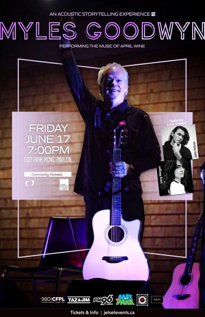 JUST BETWEEN YOU AND ME – LIVE FEATURING MYLES GOODWYN FROM APRIL WINE - image