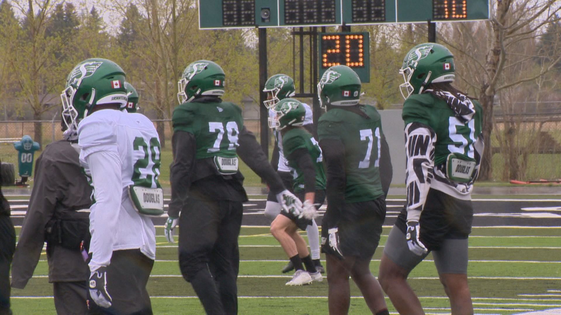 In Saskatoon, the Roughriders rookie camp concludes.