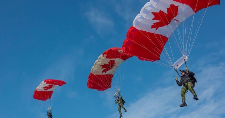 SkyHawks parachute team to soar over Victoria Beach in Cobourg, Ont. for documentary