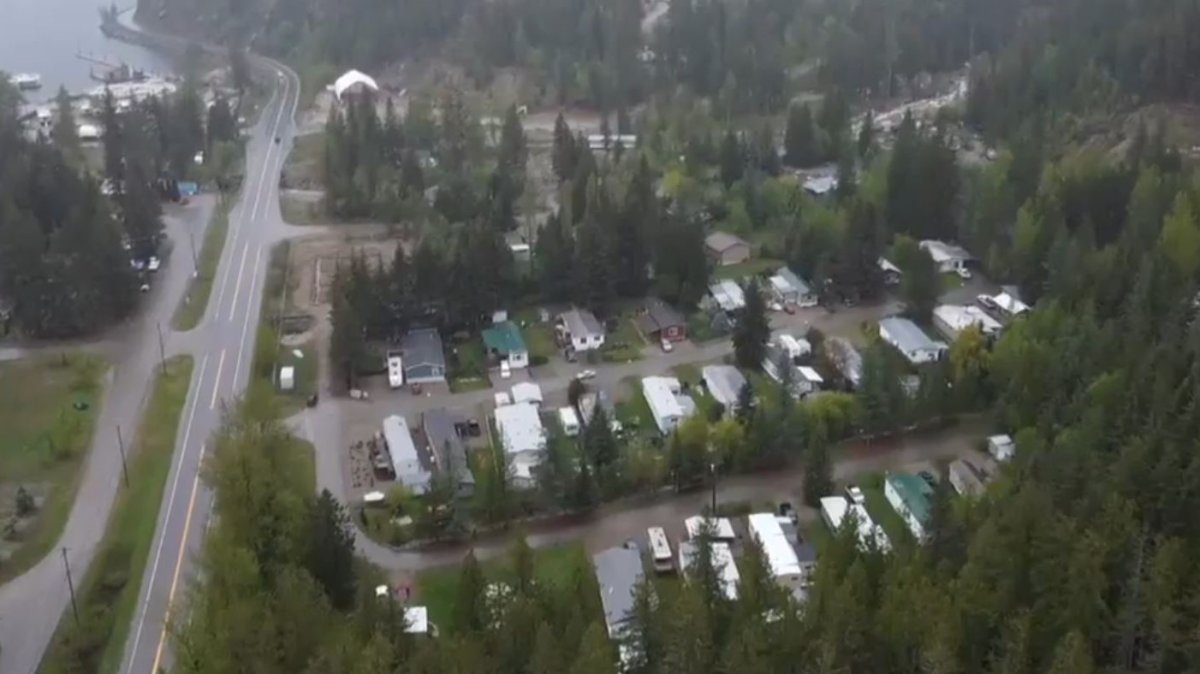 Regional officials say the evacuation alert, issued Thursday, has been lifted for Sicamous Creek Mobile Home Park along Highway 97A.