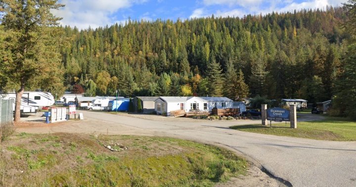 Evacuation alert issued for mobile home park in B.C. Interior