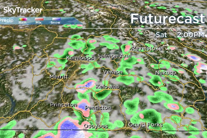 Okanagan weather: Temperatures slowly warming up for cloudy May long weekend