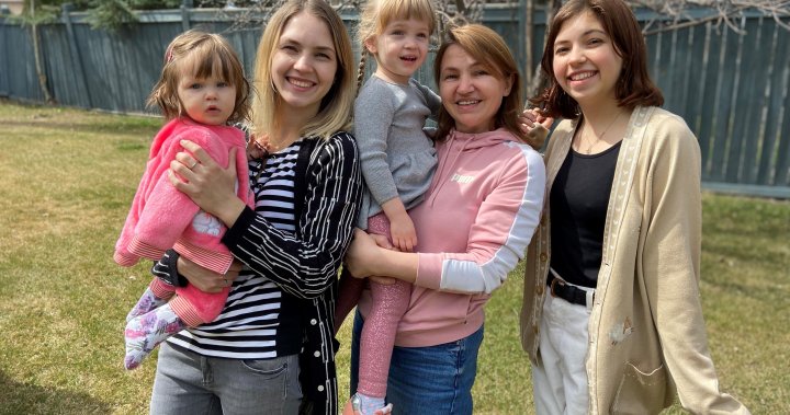 Family fleeing war-torn Ukraine finds work and a home in Edmonton