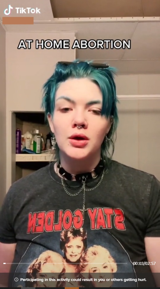 diy abortion on tiktok 2