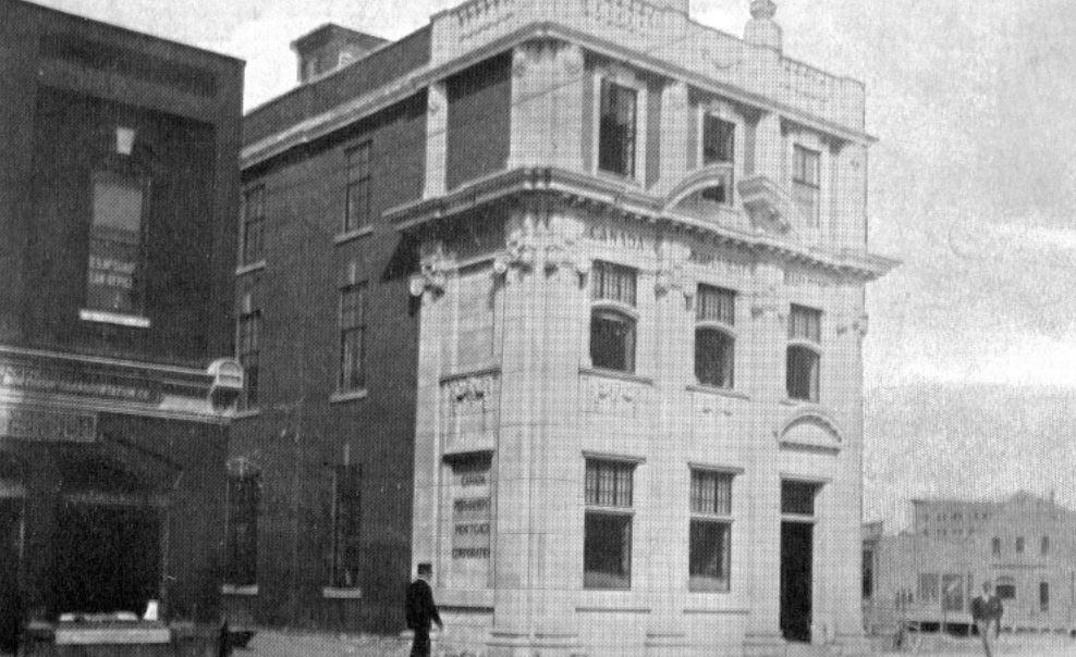 An historic picture of the Canada Permanent Building