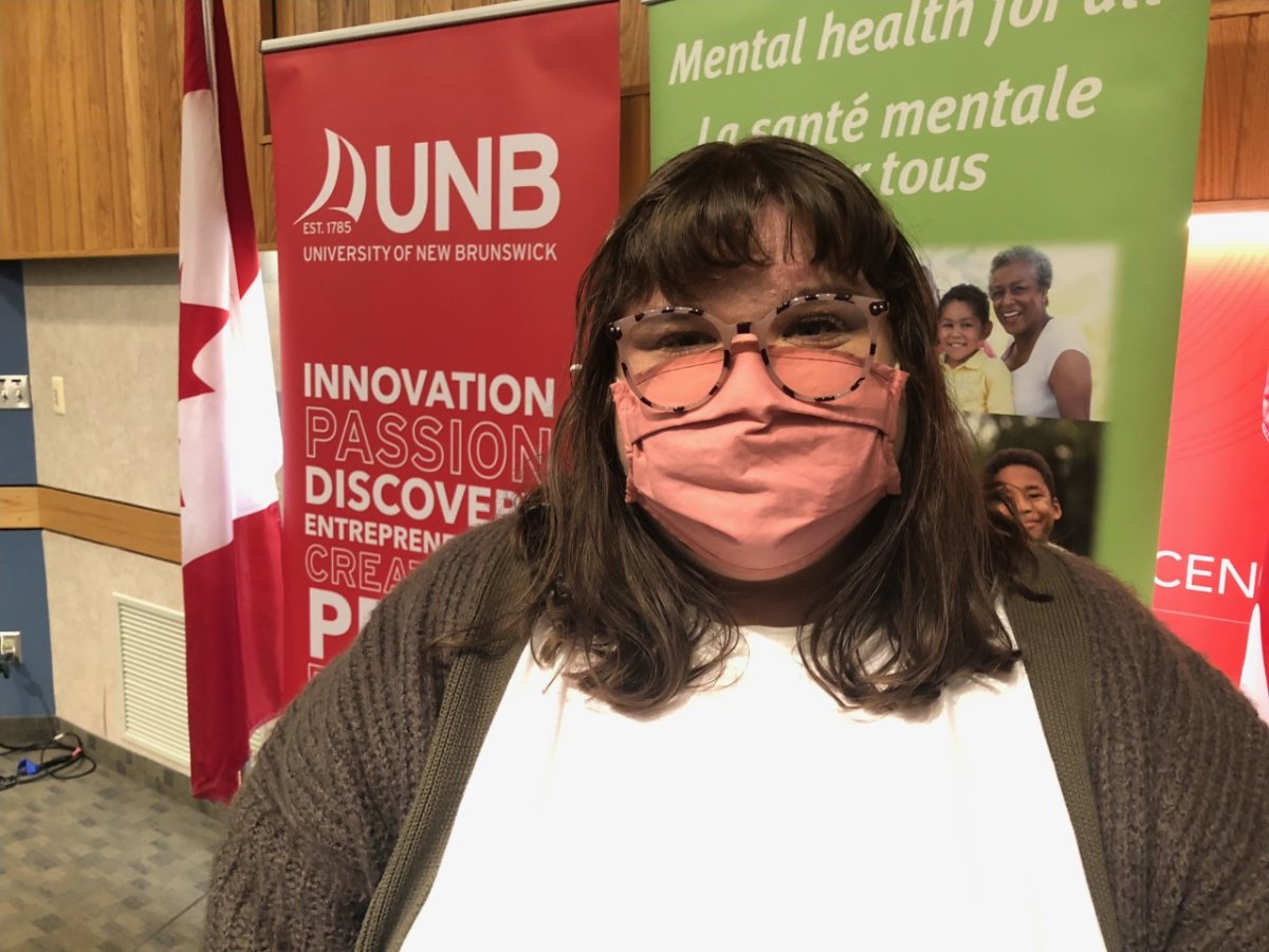 UNB student Niko Coady will be helping the CMHA develop training for peer support workers.