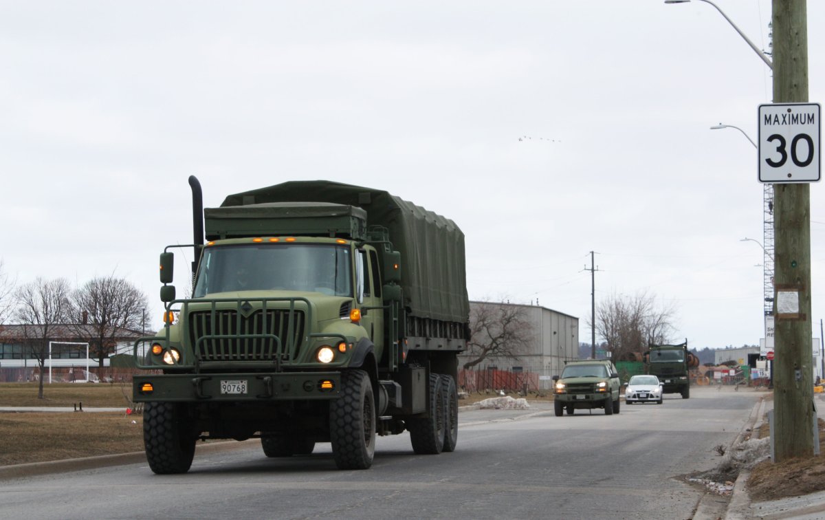 The training will see reservists from the 31 Service Battalion conduct vehicle operations on major roads and highways from Friday through Sunday.