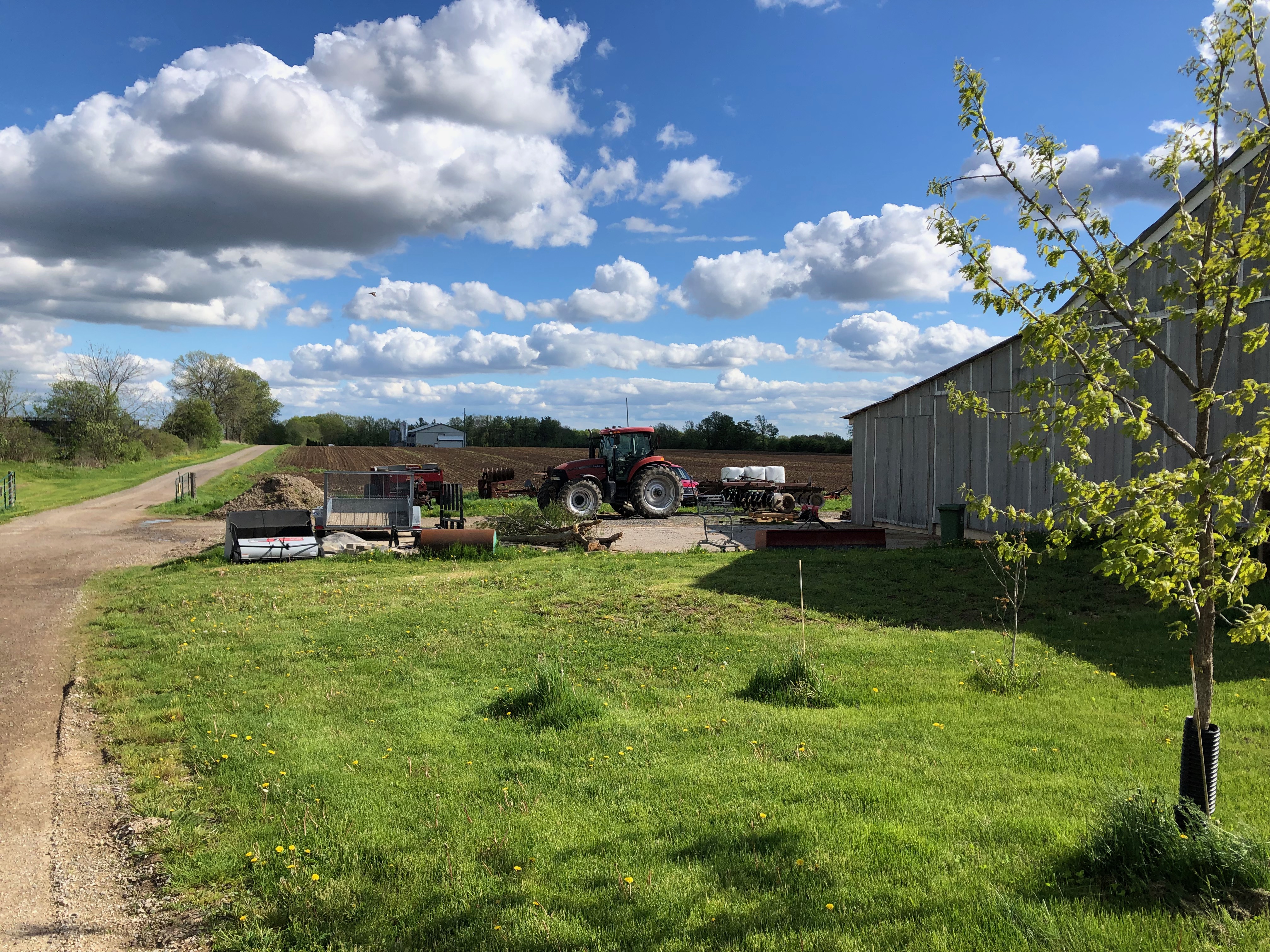 Ben Doek's farm on the outskirts of Hamilton, Ontario. Doek says he's worried that sprawl will affect the land his family has farmed for decades.