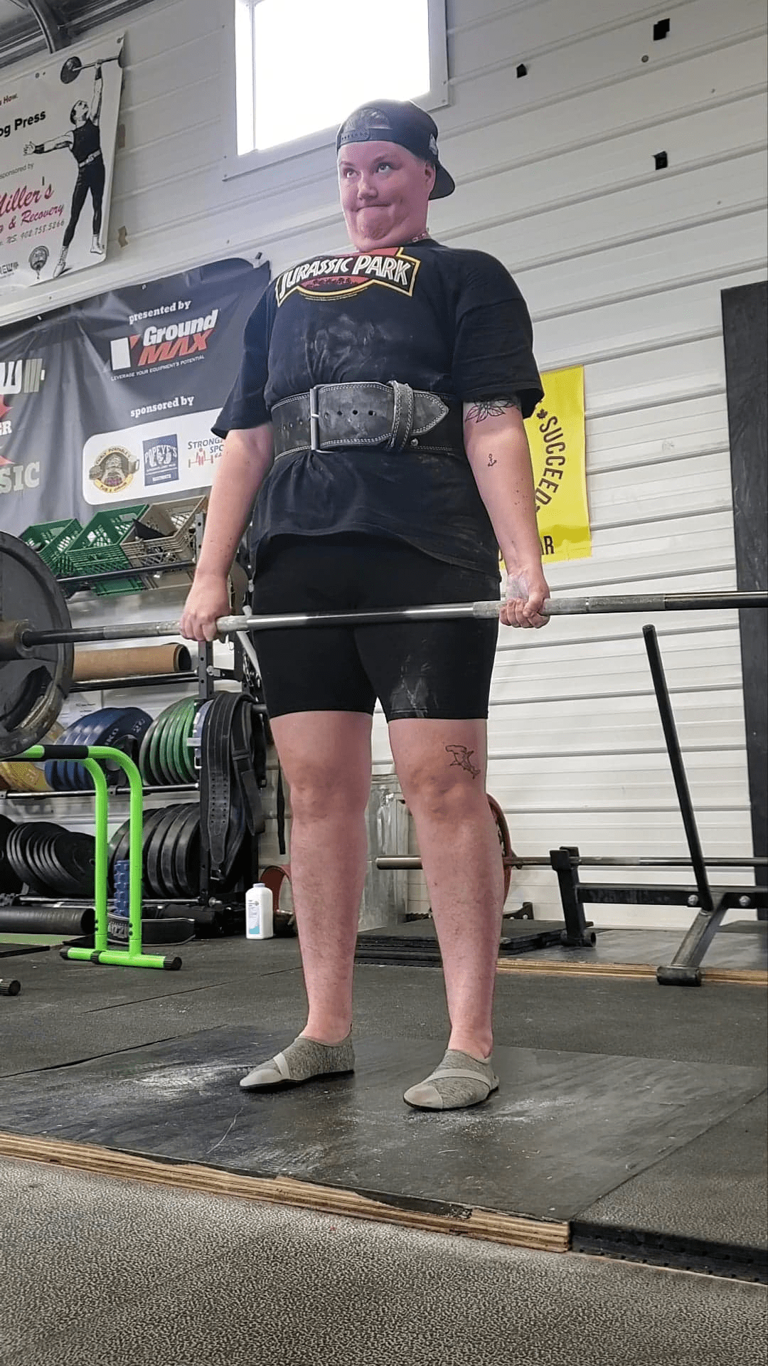 Vandergrift training at the Renfrew Strength and Conditioning Centre in Elmsdale, N.S.