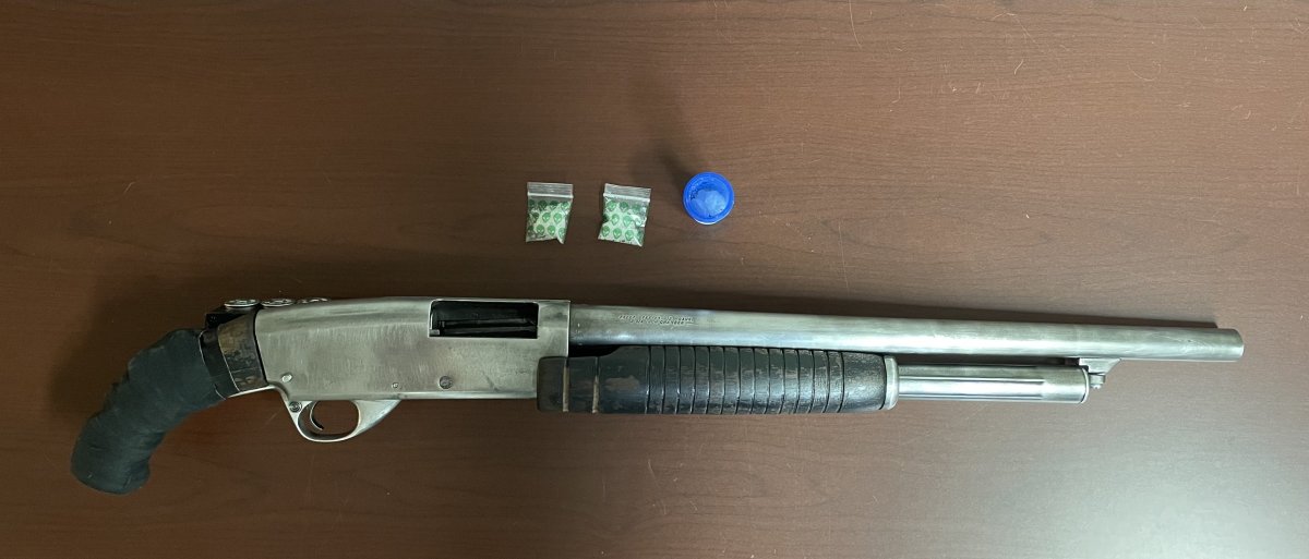 A weapon seized by Dauphin RCMP.