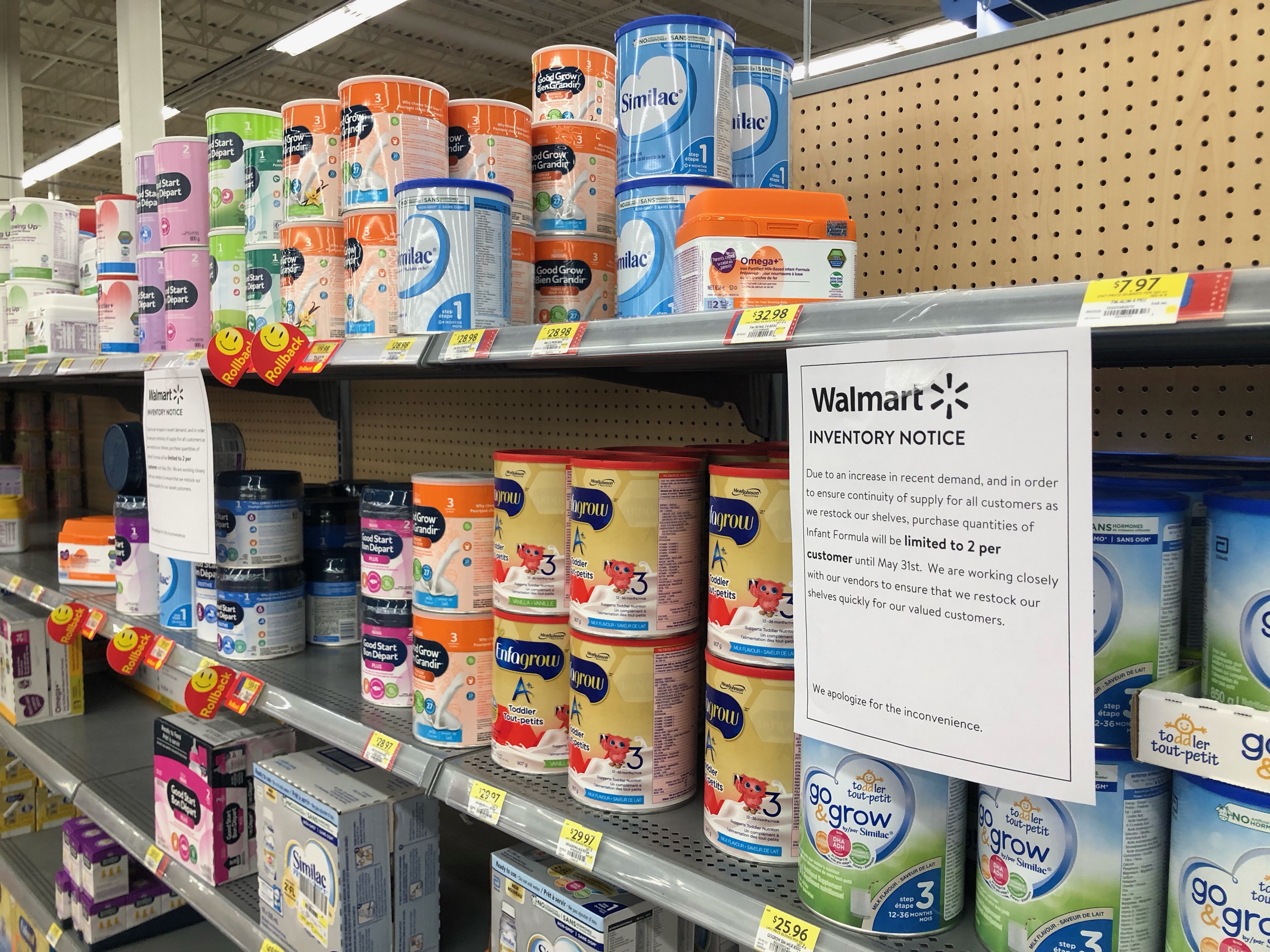 Baby formula shortage affecting Nova Scotians