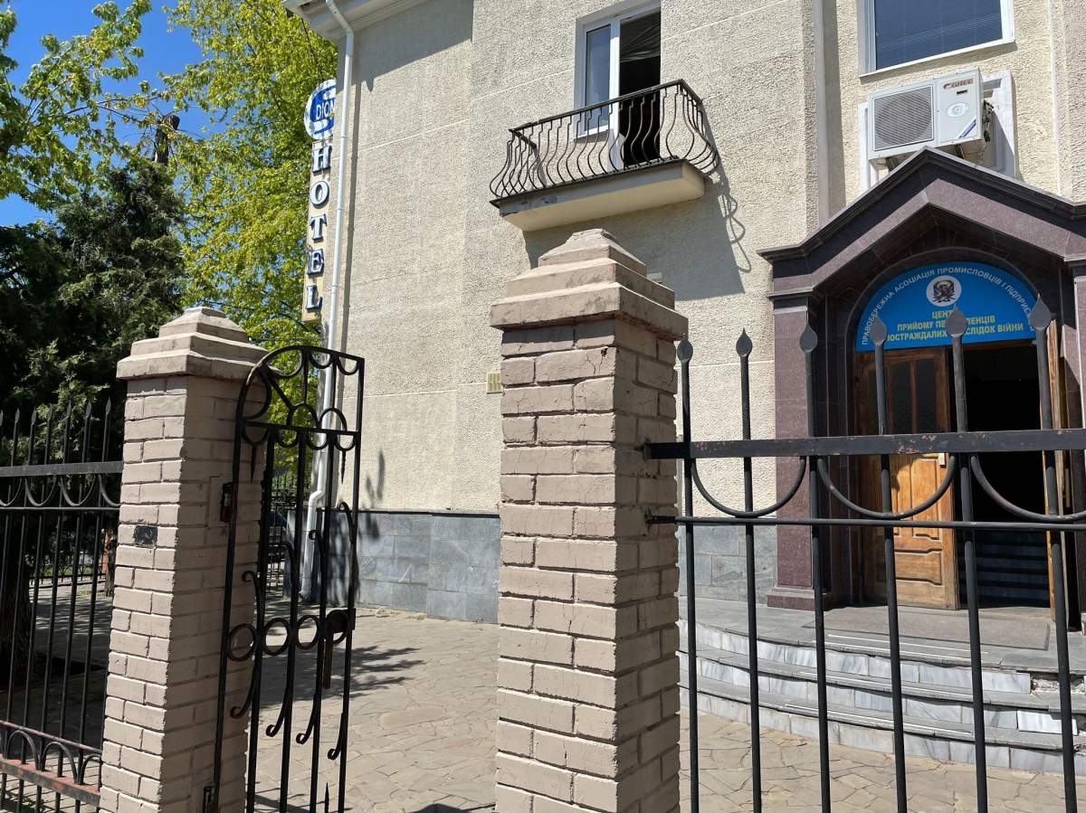 Mariupol refugee centre