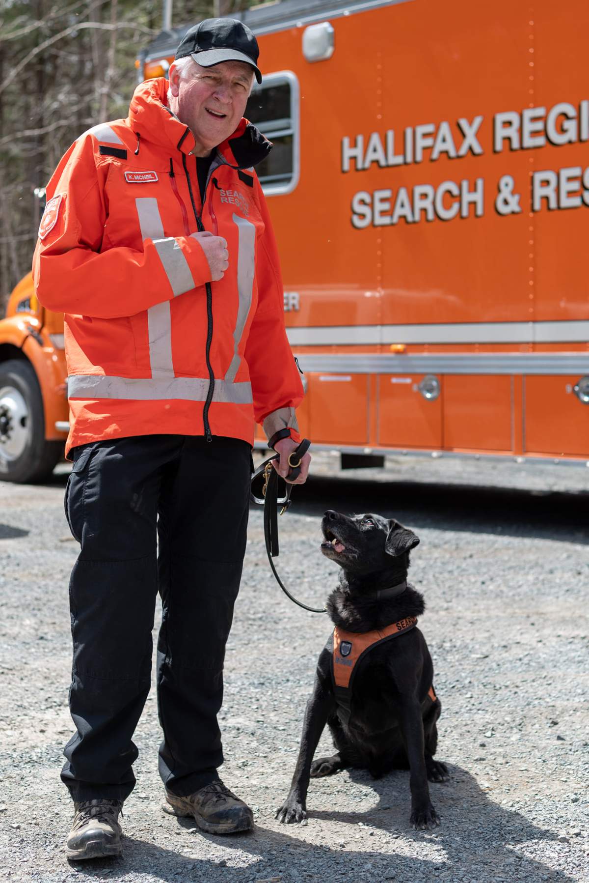 Jet is seen with his chauffer Kevin McNeil.