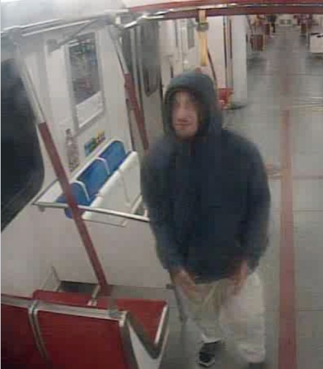 Police are seeking to identify a suspect after two men were allegedly assaulted on a subway train in Toronto.