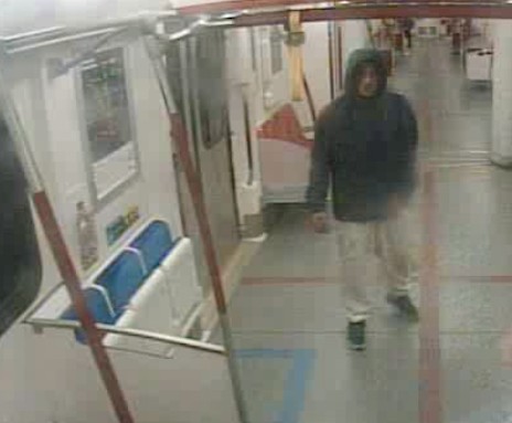 Police are seeking to identify a suspect after two men were allegedly assaulted on a subway train in Toronto.