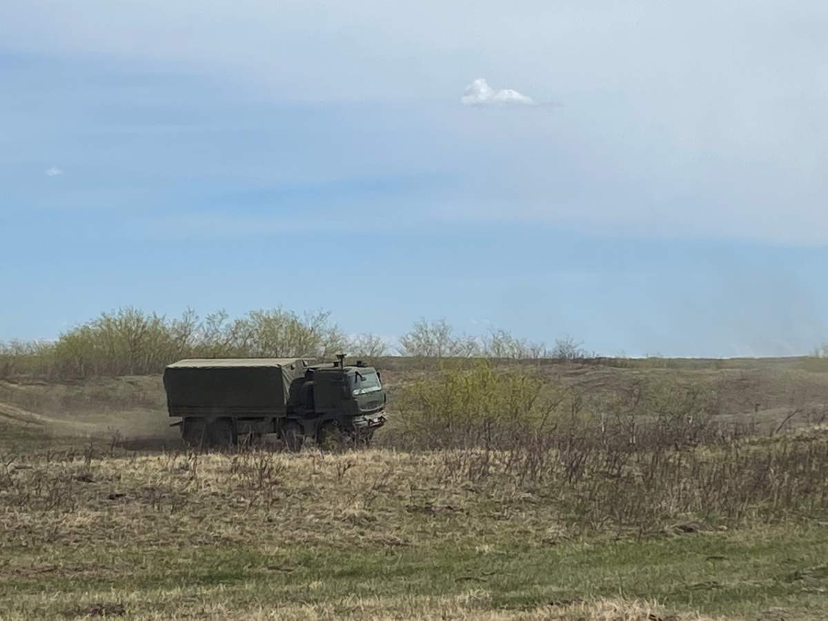 Exercise Maple Resolve is being held in Wainwright, Alta. Training picture May 12, 2022.